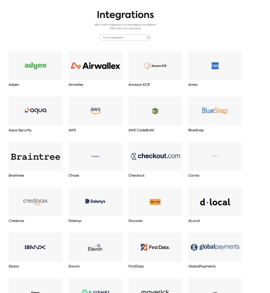 Justt integrations
